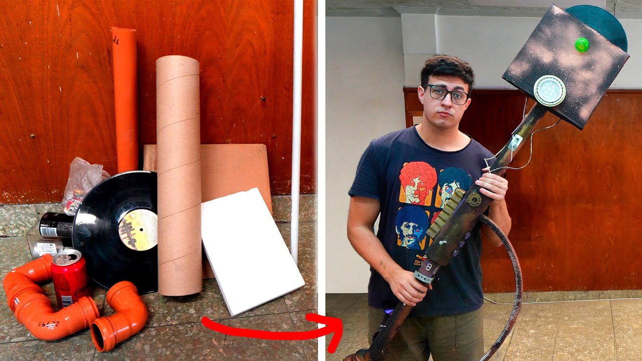 Transform&eacute; Basura en un Arma Retrofuturista