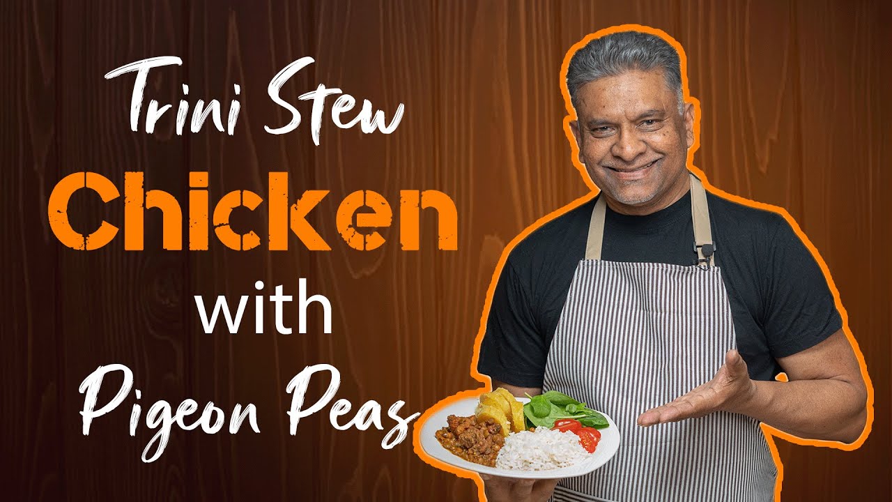 Trini Stew Chicken with Pigeon Peas | Ted's Trini Kitchen | S1E2