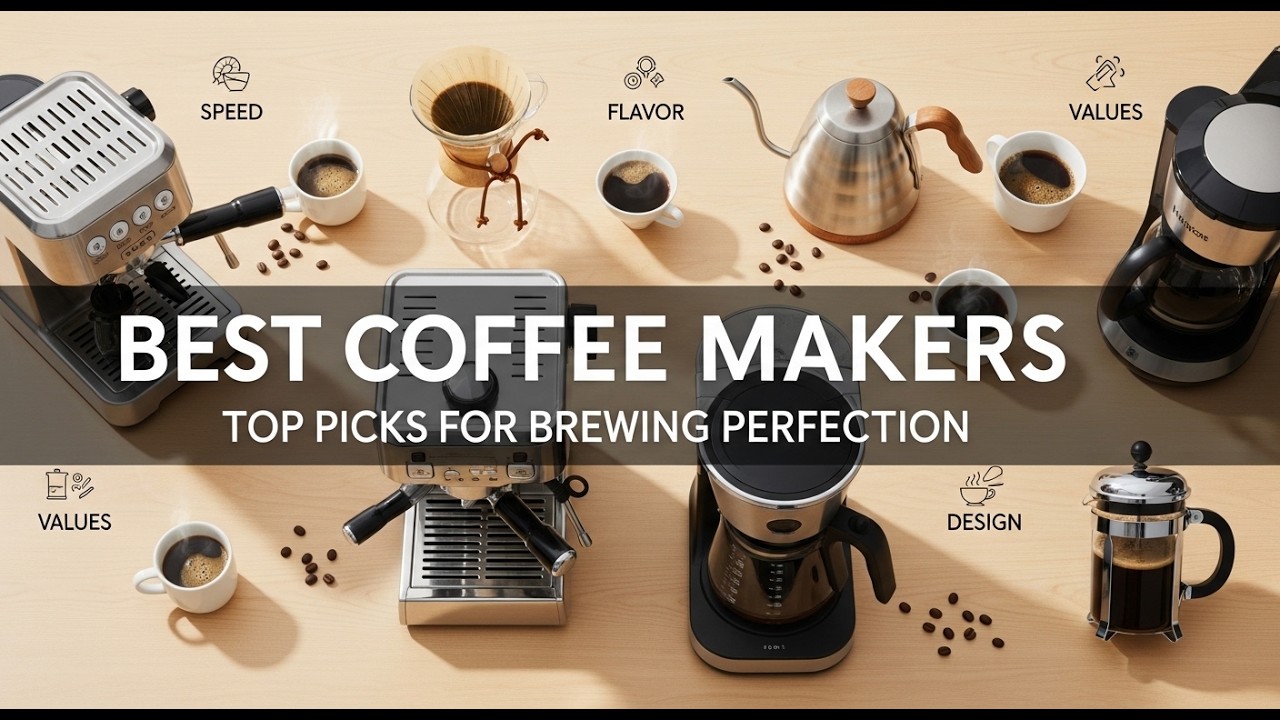 TOP 5 Best Coffee Makers For Home 2026 | Best coffee machine