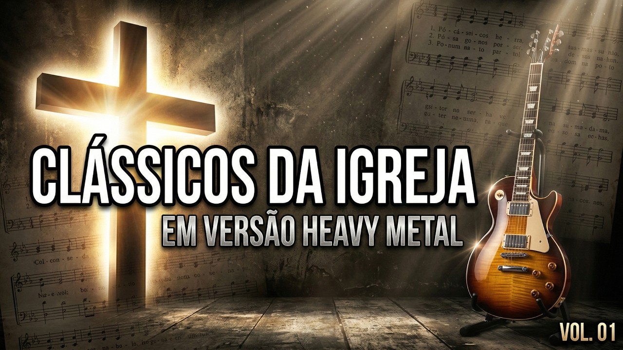 ⚡ CLÁSSICOS DA IGREJA EM VERSÃO HEAVY METAL — VOL. 01 ⚡