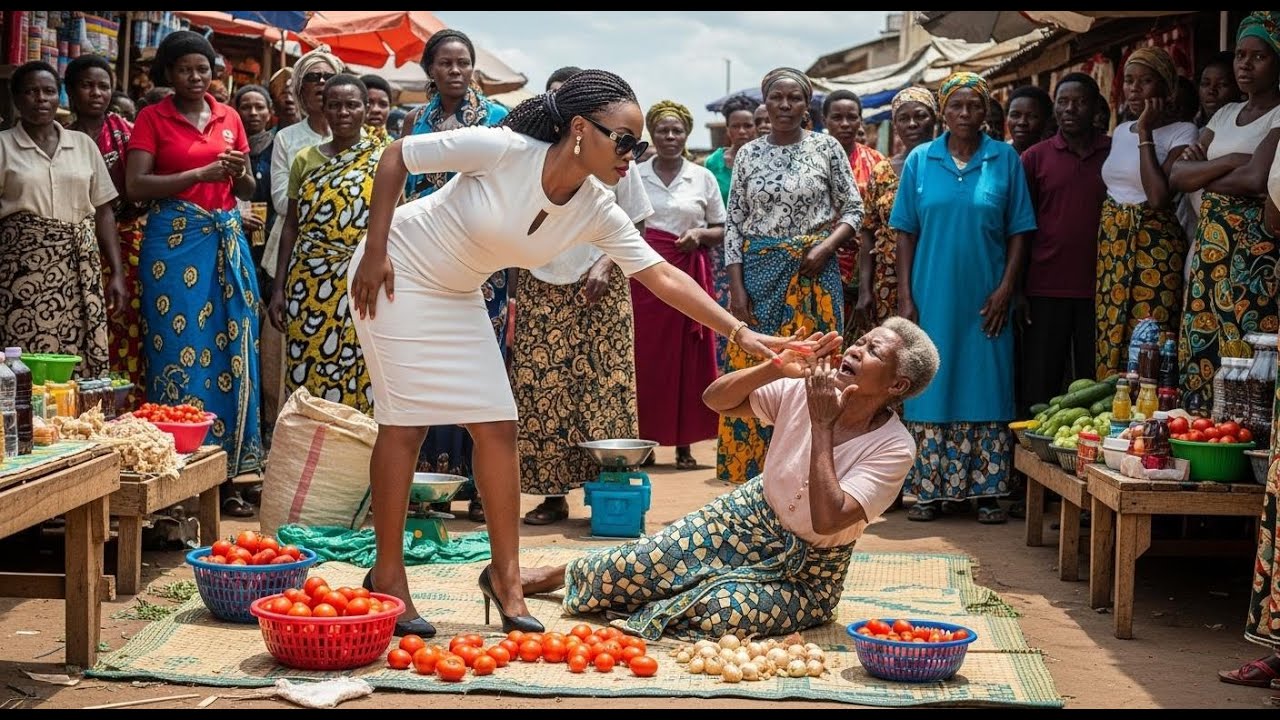Mwanamke Aliyempiga Vibaya Mwanamke mzee Maskini Sokoni, Kumbe Ni Mama Mkwe Wake! ��