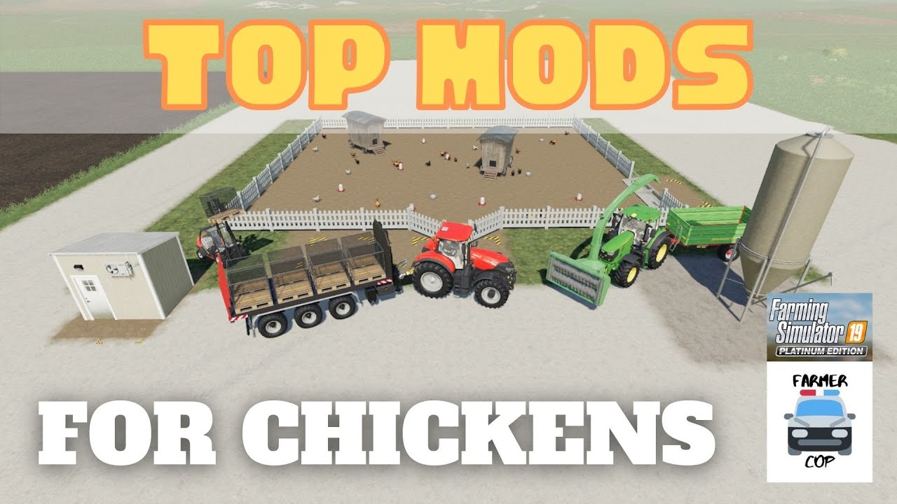 ТОП МОДОВ для кур в Farming Simulator 19