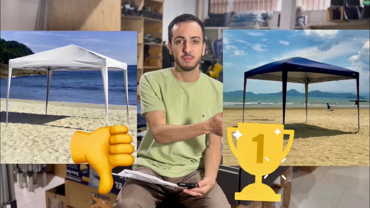 Qual melhor tenda gazebo leve compacta para praia / camping / viagens ? Ranking atualizado RKM Lazer