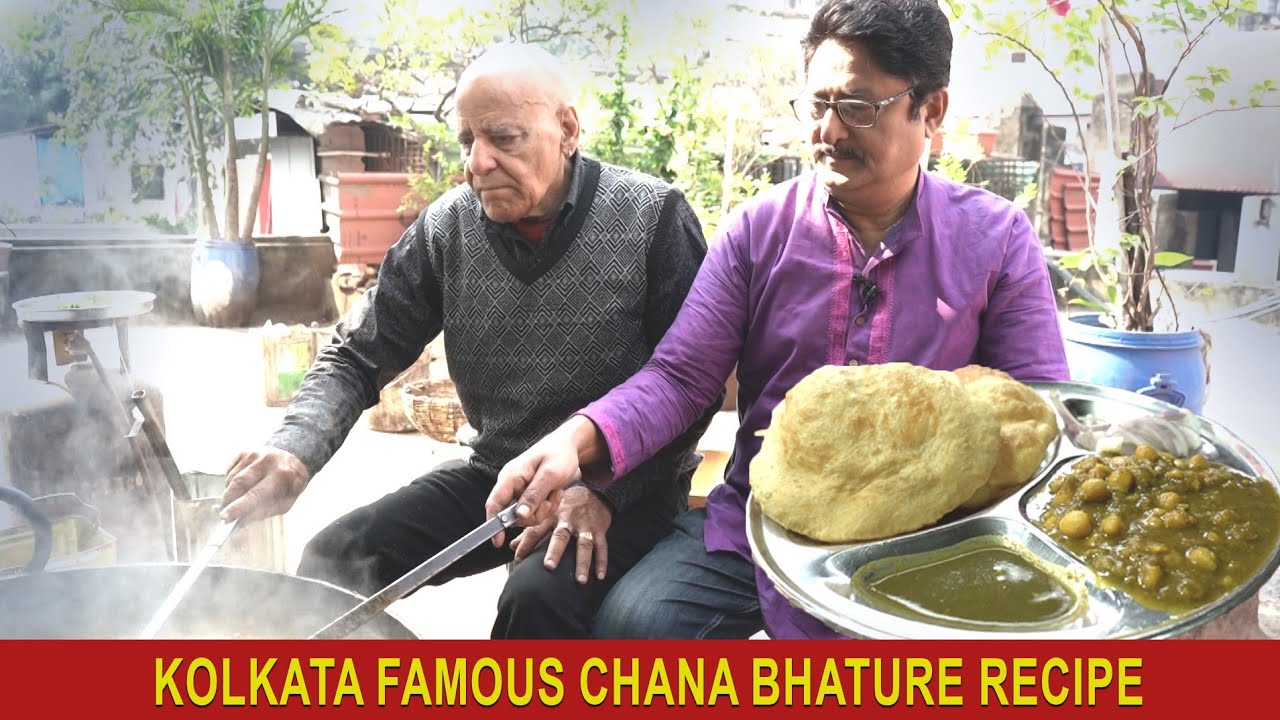 Kolkata Famous Chole Bhature's Recipe