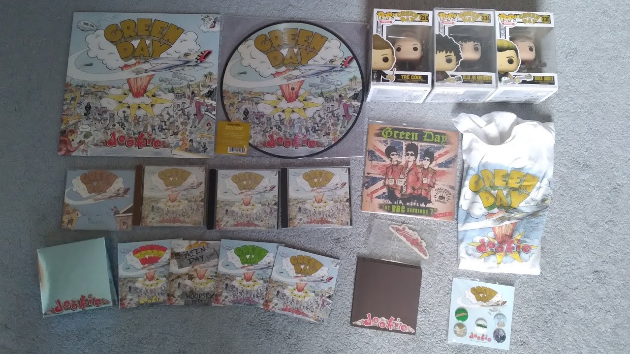 GREEN DAY DOOKIE COLLECTION (VINYL, CDS, FUNKO POPS, AND MORE...)