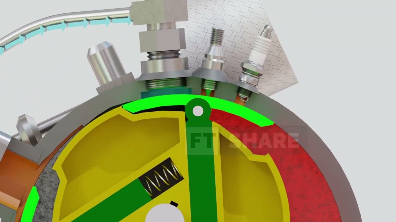 New radial vane rotary internal combustion engine. No crank shaft, no valve system, no cam shaft. 