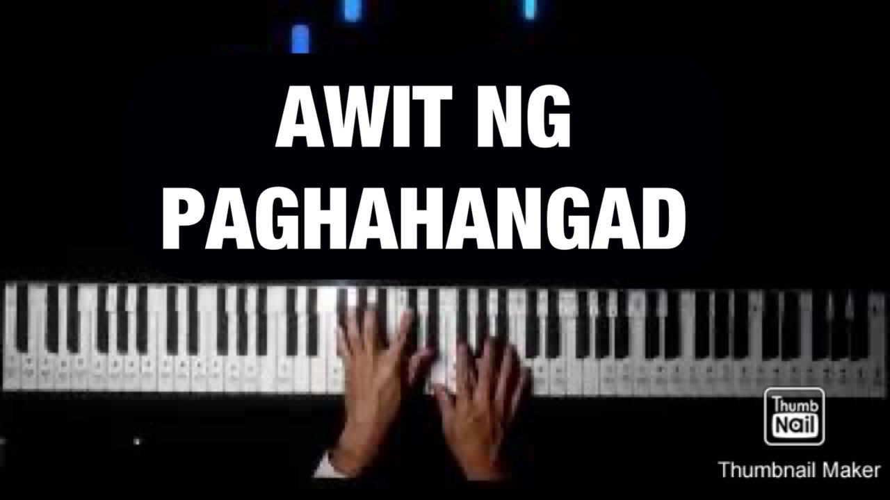 【ピアノカバー】 AWIT NG PAGHAHANGAD-Charlie Cenzon,SJ-PianoArr.Trician-PianoCoversPPIA
