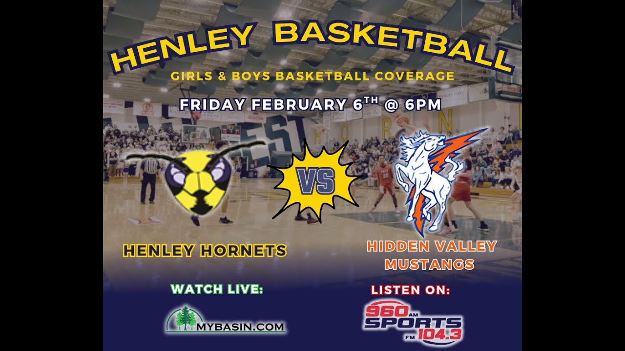 Henley Hornets vs Hidden Valley Mustangs Boys/Girls Basketball - February 6th 2026