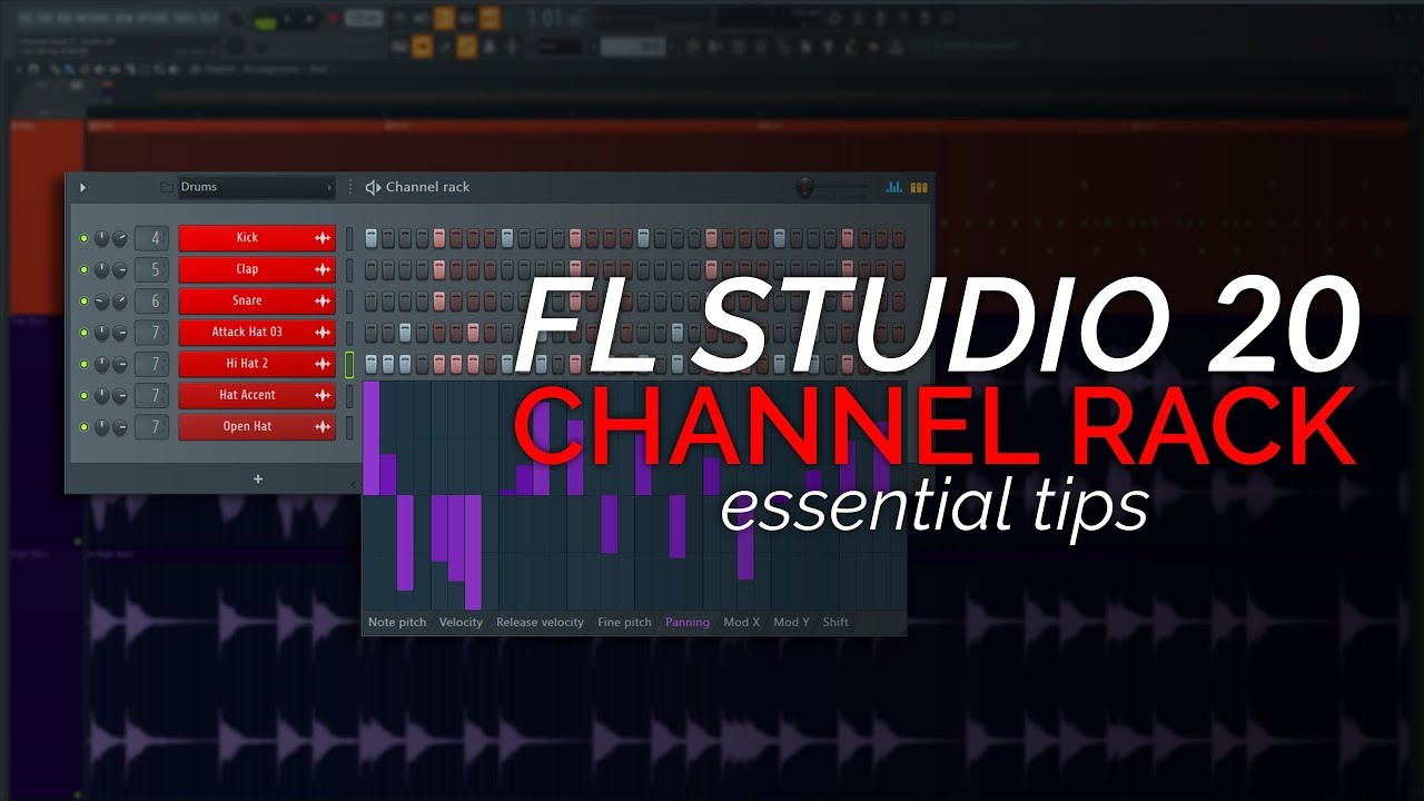Основы FL Studio 20 — Стойка каналов (пошаговый секвенсор)