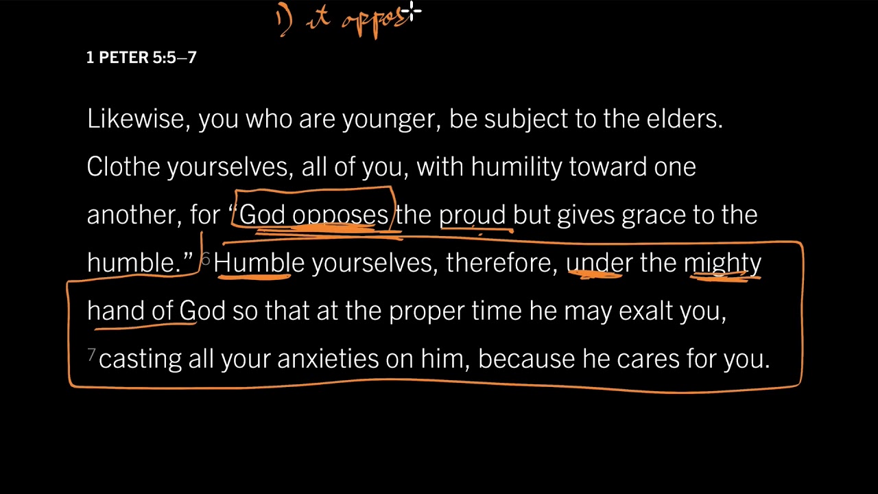 Four Reasons God Hates Pride: 1 Peter 5:6–7