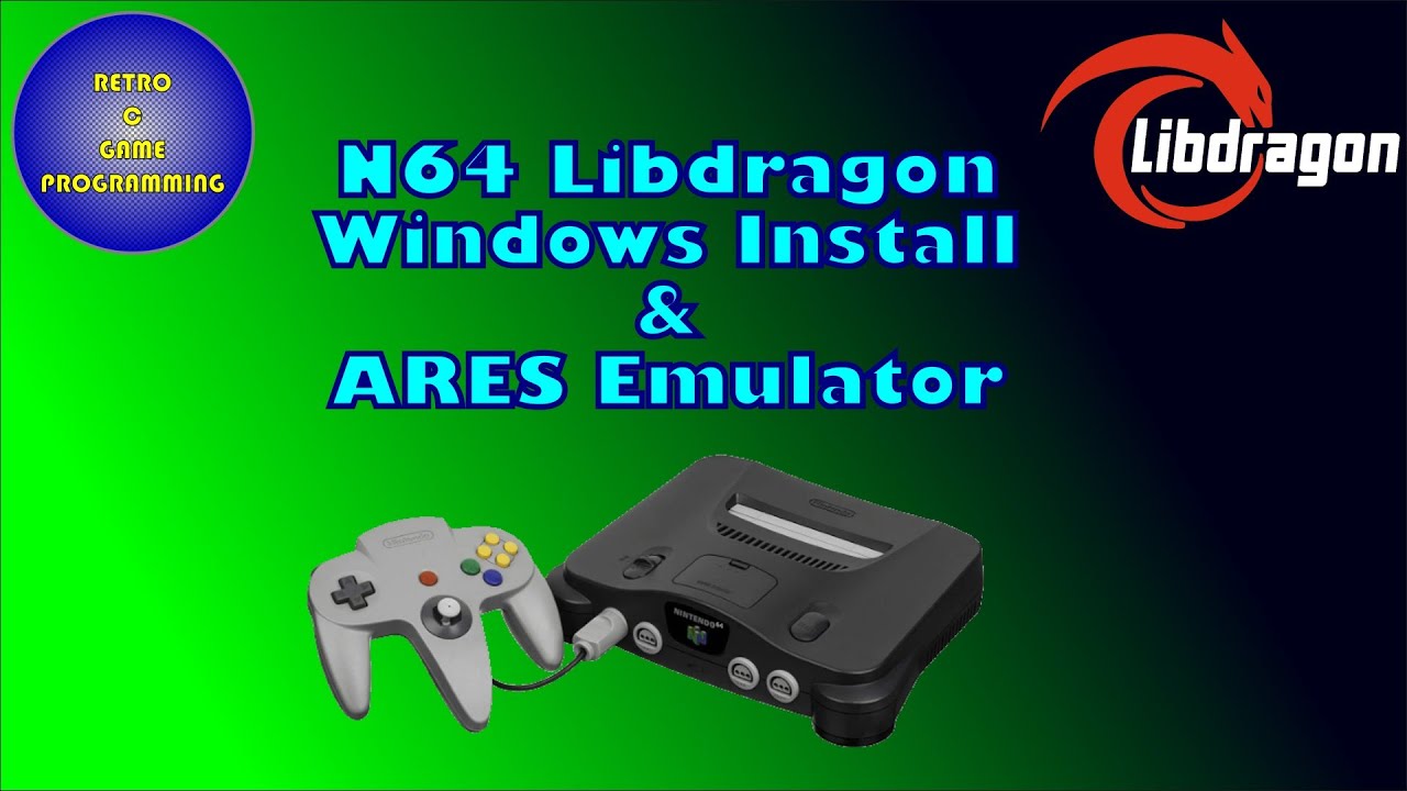 N64 Libdragon Windows Install and Setup