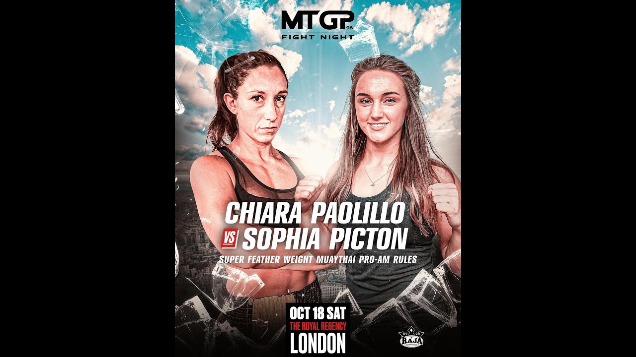 Кьяра Паолилло против Софии Пиктон // MTGP x BXGP Fight Night 98 // 18 октября // Лондон