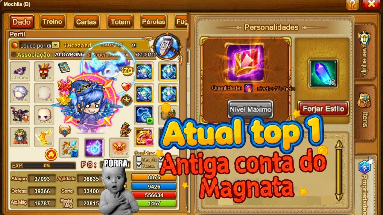 MOSTRANDO A CONTA TOP 1 DO DDTANK 337  -  6 BILHOES DE FC +