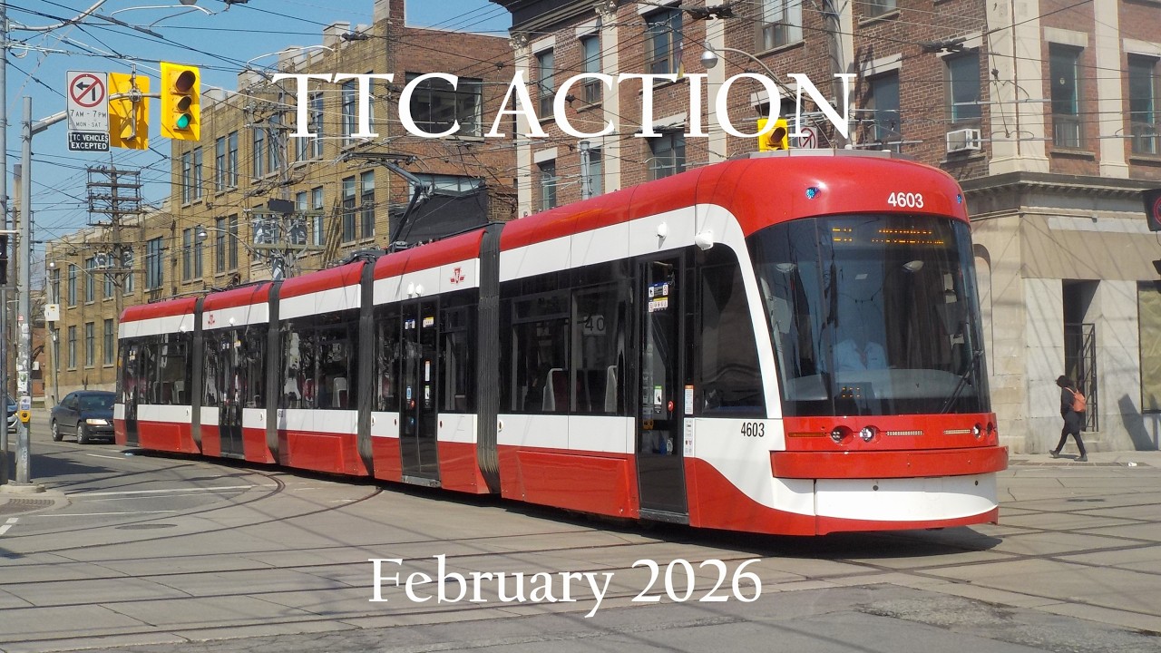 TTC Action – February 2026 | Streetcars & Buses in Toronto