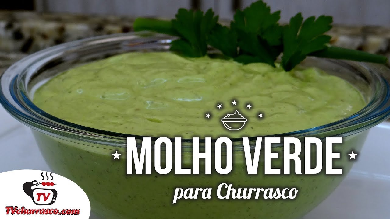 Como Fazer Molho Verde para Churrasco - Tv Churrasco