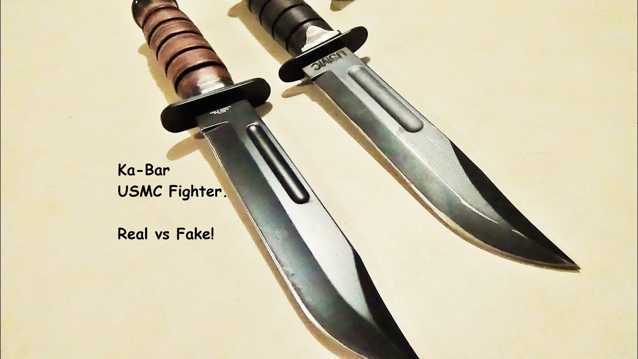 Нож Ka-Bar USMC. Настоящий против подделки.