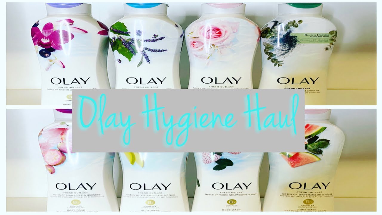 Olay Hygiene Haul | Olay Body Wash  #hygienehaul #olayhygienehhaul #showerroutine