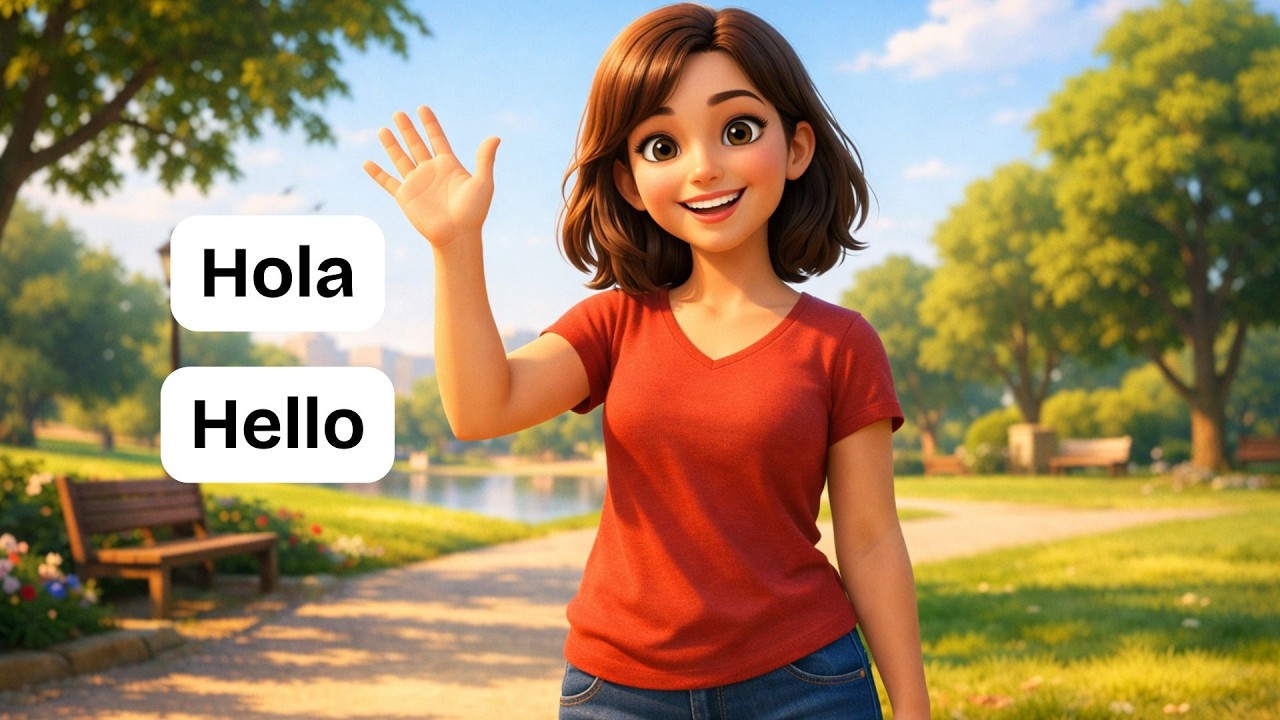 🌅 Learn 50 Essential Spanish Phrases (Beginner A1–A2) | Learn English Simple