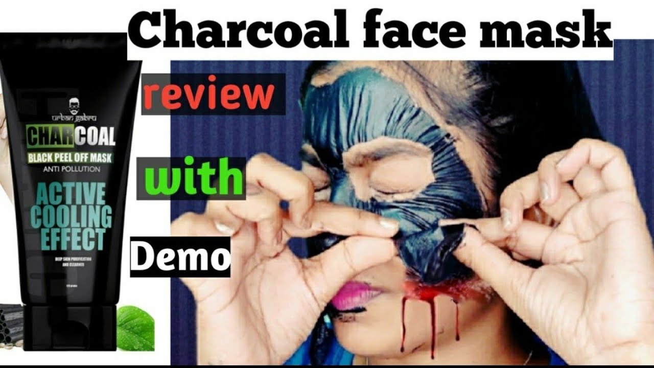 Charcoal face mask goes wrong | before use  this mask must watch |  charcoal peel off mask 😭