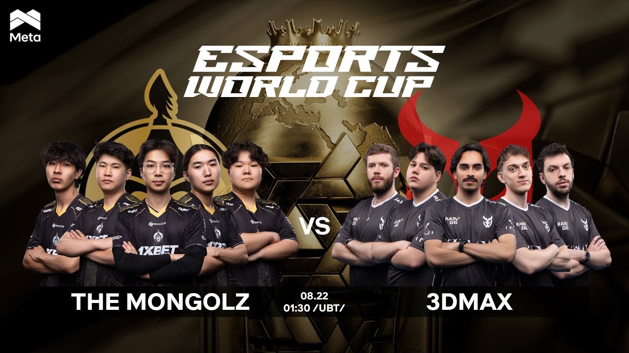 EWC 2025 CS2 - The MongolZ vs 3DMAX - BO3 - MN cast