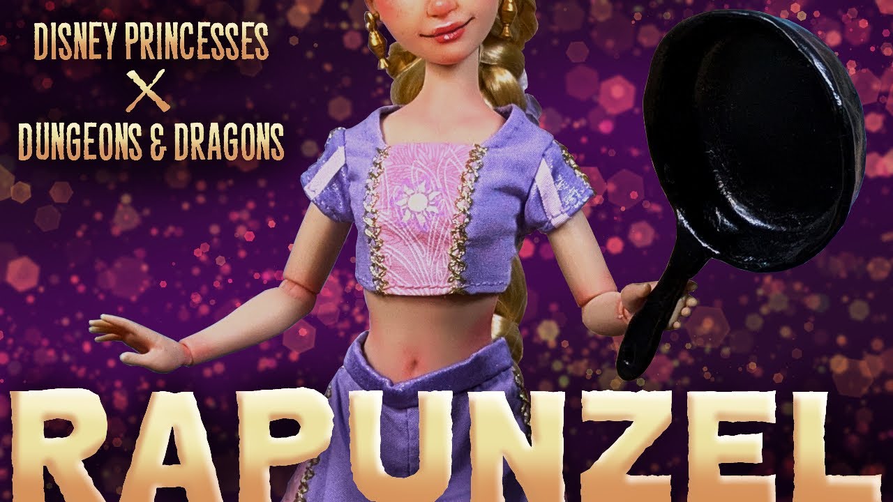 I made Rapunzel as a Dungeons & Dragons character! - Disney Princesses x Dungeons & Dragons collab