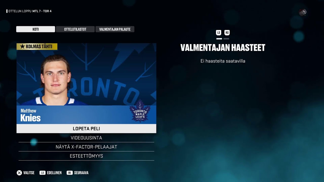 Uusi NHL25 Live