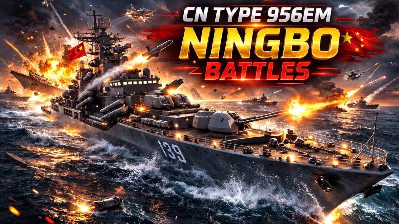CN Type 956EM Ningbo BATTLES 😬🔥🔥 Modern Warships