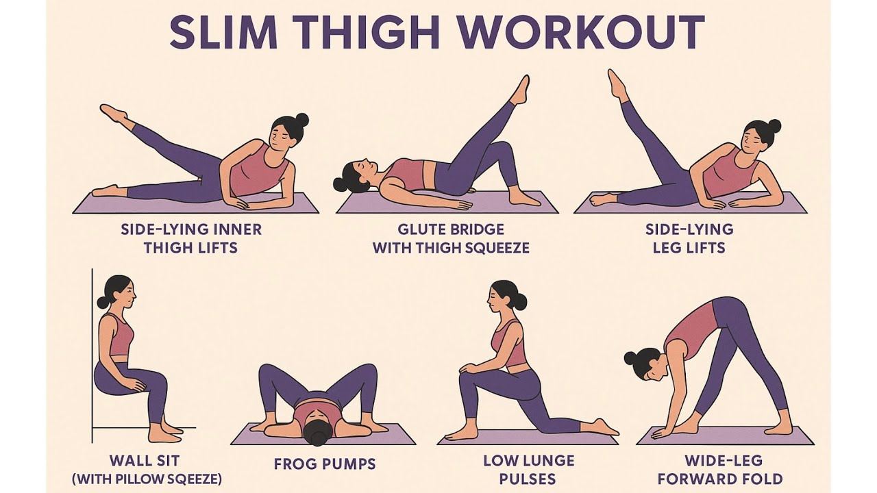 सोते सोते अपनी thighs को कम करे! 