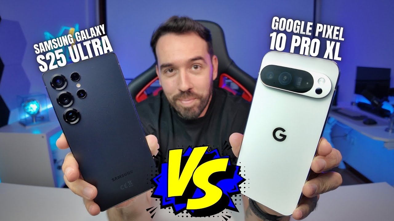 O USO REAL DIZ QUEM É O MELHOR SMARTPHONE ANDROID - PIXEL 10 PRO XL VS GALAXY S25 ULTRA