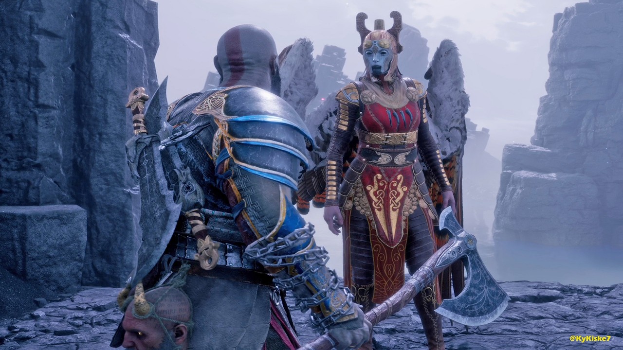 Valkyrie Eir Tells Kratos her mistake of following faith instead of adapting - GOD OF WAR: VALHALLA