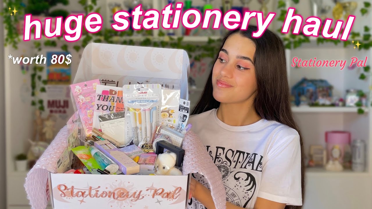 HUGE stationery haul🍰 | w/ StationeryPal