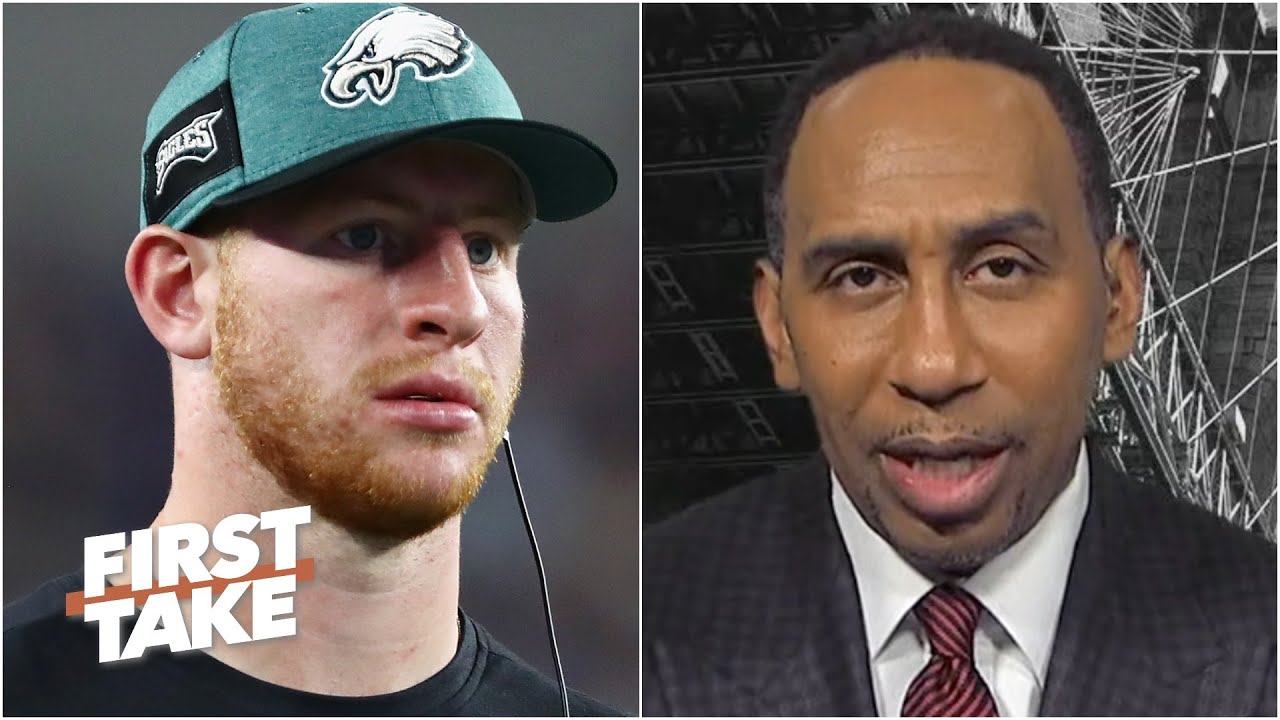 First Take reacts to Jason Peters saying 'Philly was Carson Wentz's biggest problem'