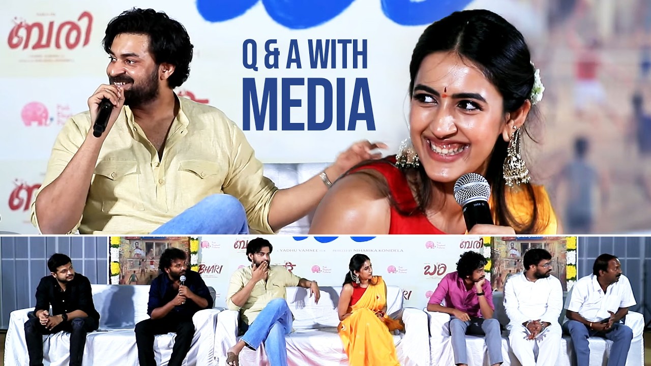 Varun Tej, Niharika Konidela and #Bhari Movie Team Q & A With Media