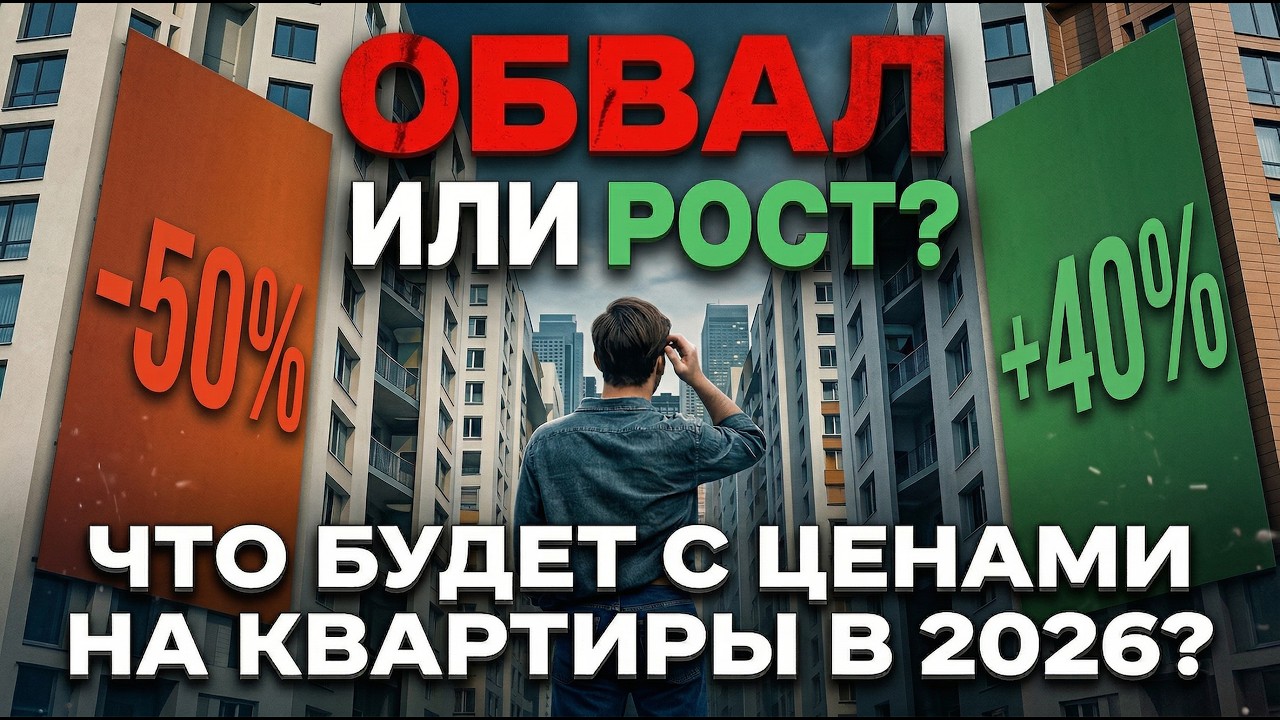 Что будет с недвижимостью в 2026 &mdash; падение цен или сильный рост?