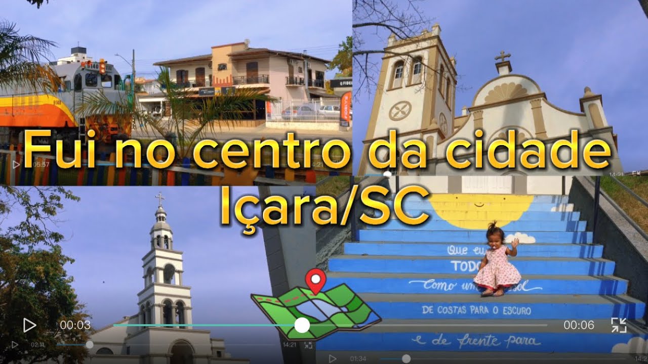 Fui no centro da cidade❤️ Içara /SC 
