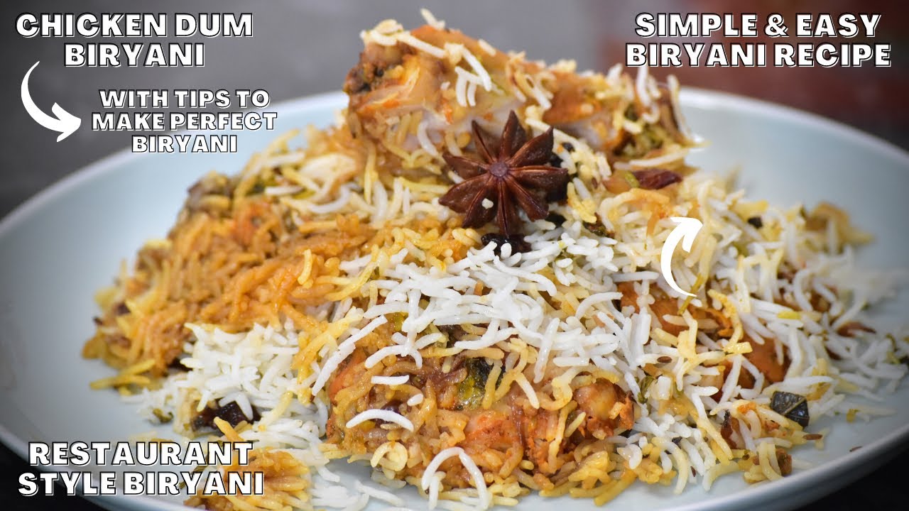 Chicken Dum Biryani Recipe | Hyderabadi Style Biryani | Vibha’s Kitchen