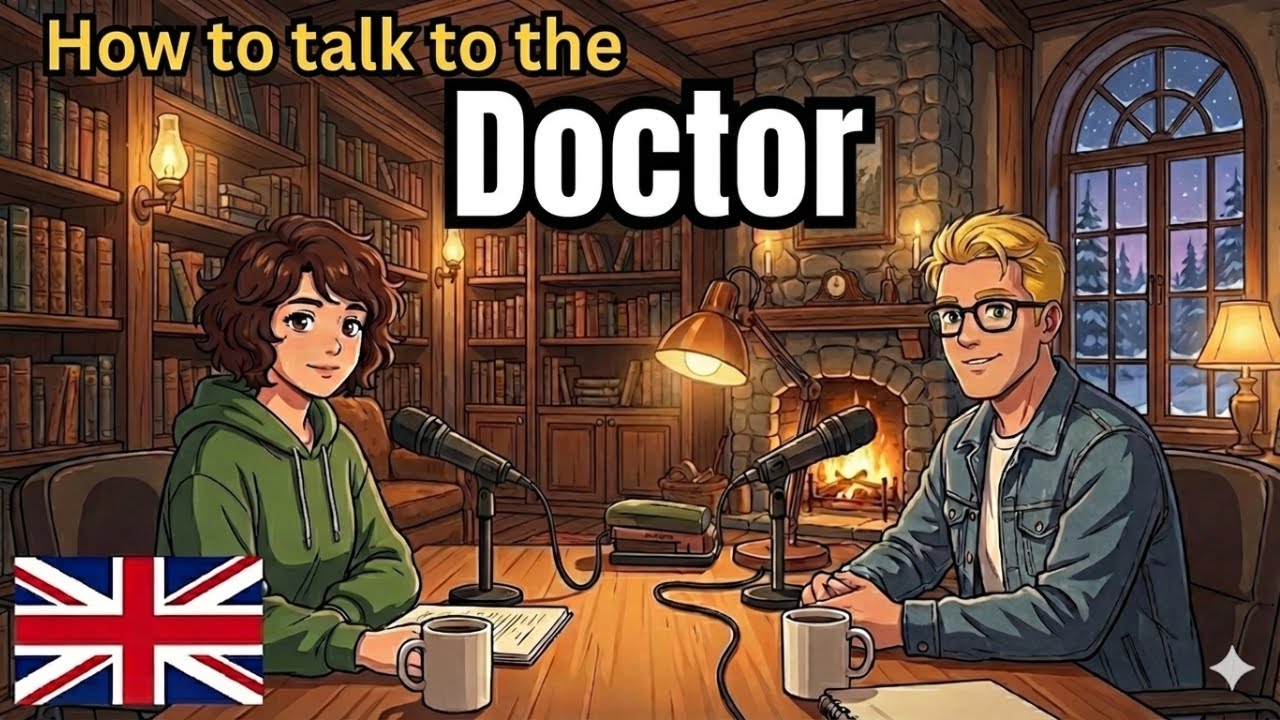 How to Speak at the Doctor’s Office in English | English Podcast for Speaking Fluency