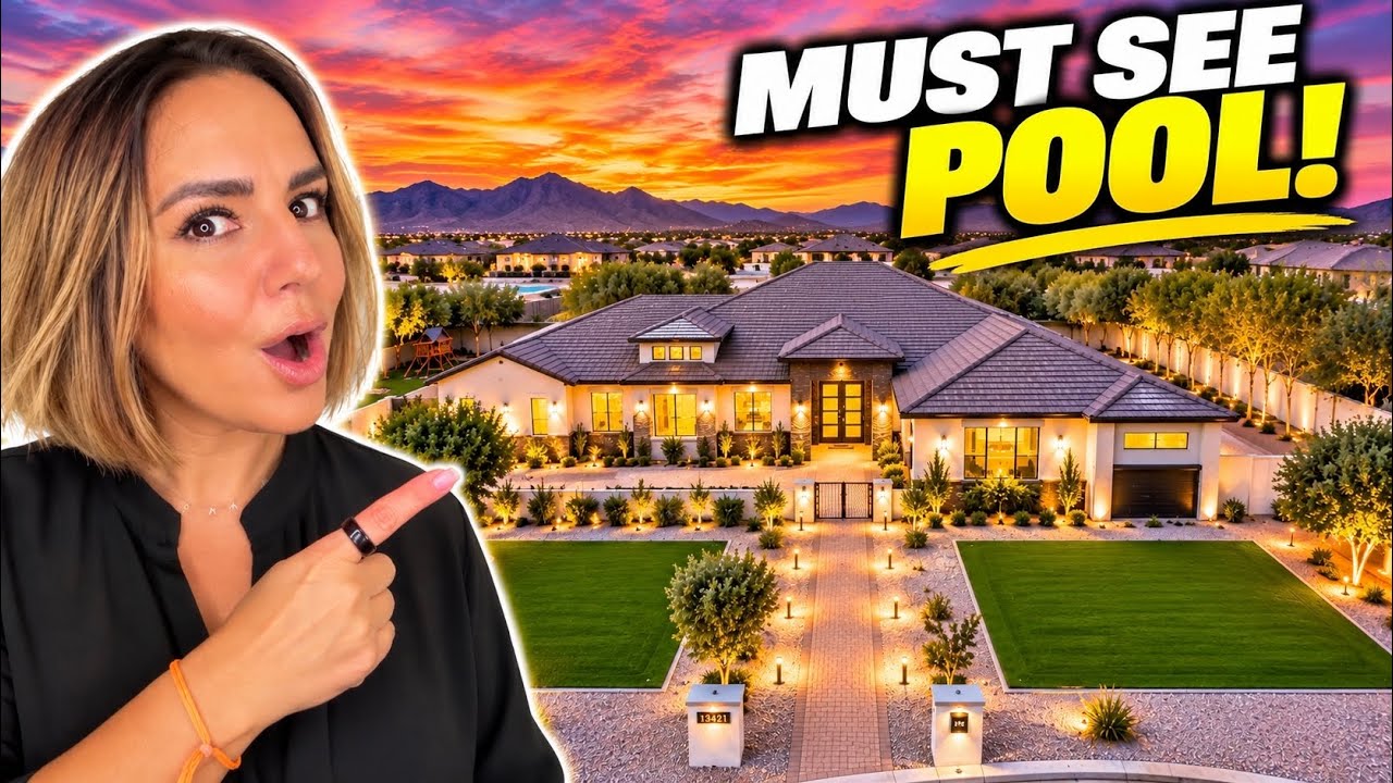 Home Tour Queen Creek Arizona ~ Modern Farmhouse on Acre Lot!