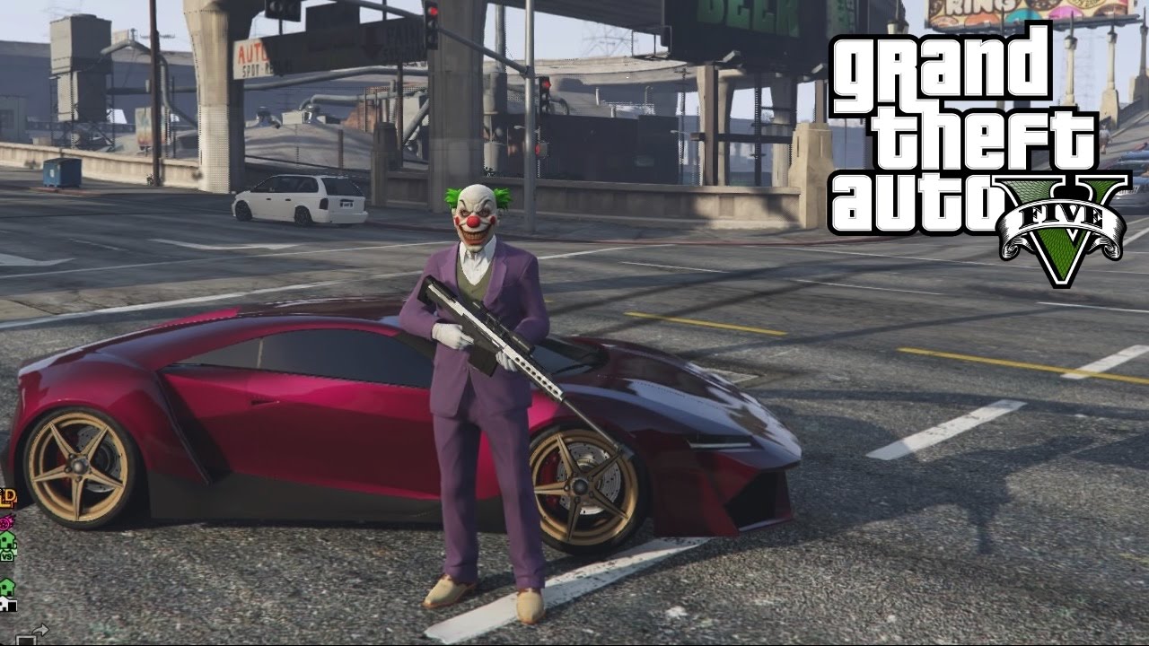 GTA 5 - Creating the Joker's Car