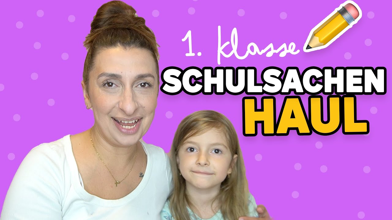 1. Klasse SCHULSACHEN Haul | BACK to School | Familie Diamanta 💎