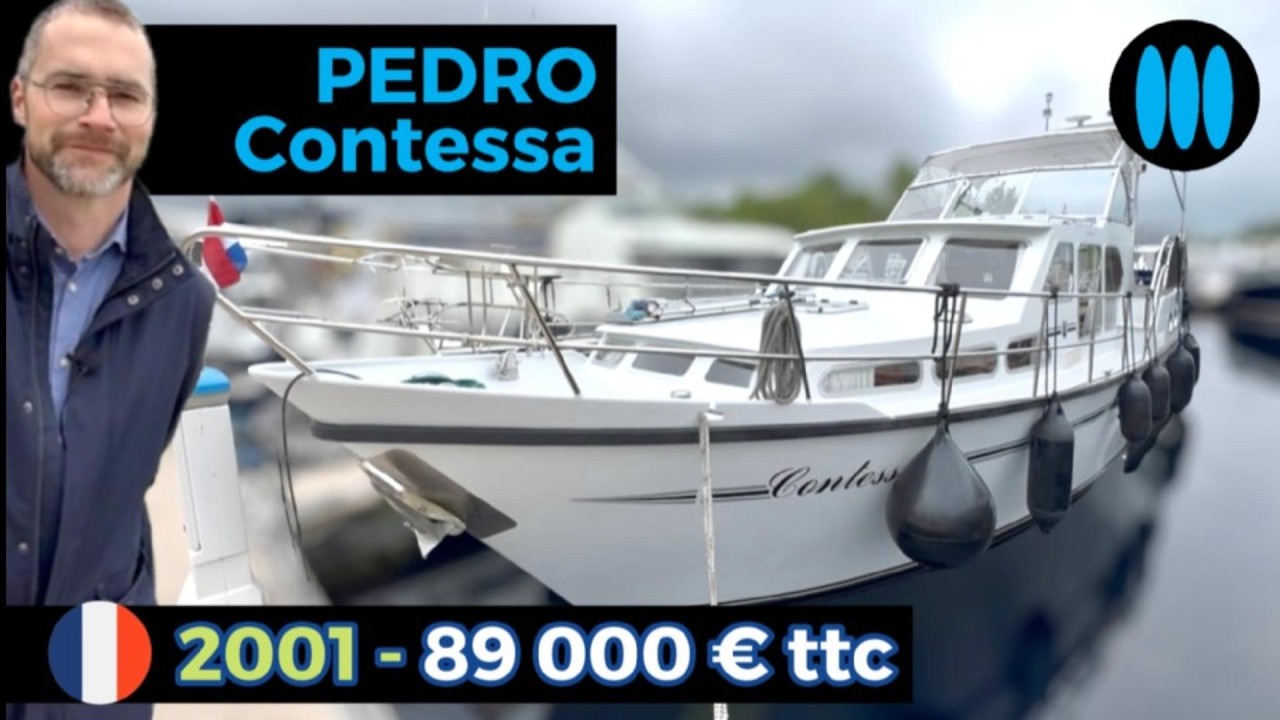 PEDRO Contessa 2001 - une robuste vedette fluvio-maritime néerlandaise, pour 89 000 euros ttc !