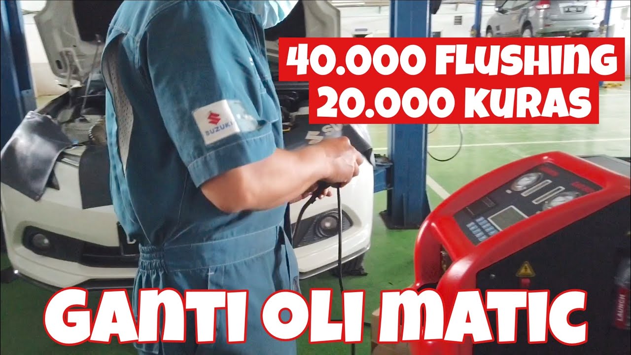 Flushing Oli Matic di Bengkel Resmi Suzuki