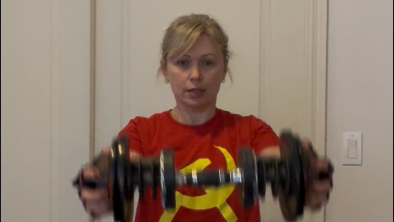 Dumbbell Shoulder workout at home. 15 minutes 