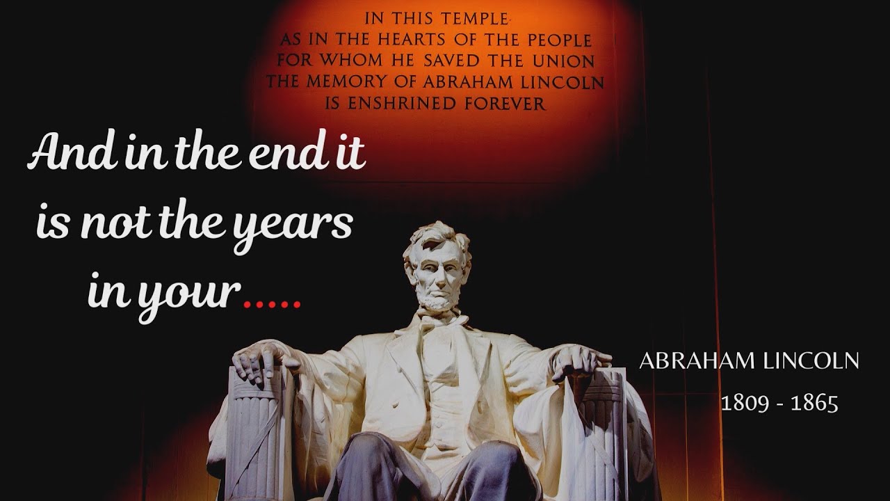 QUOTES OF ABRAHAM LINCOLN |THAT CHANGED THE WORLD|LIFE CHANGING QUOTES FOR THE PEOPLEINTHE WORLD|#12