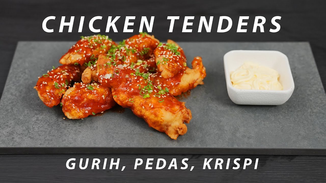 VIRAL DI TIKTOK - RESEP AYAM GORENG PEDAS CHICKEN TENDERS