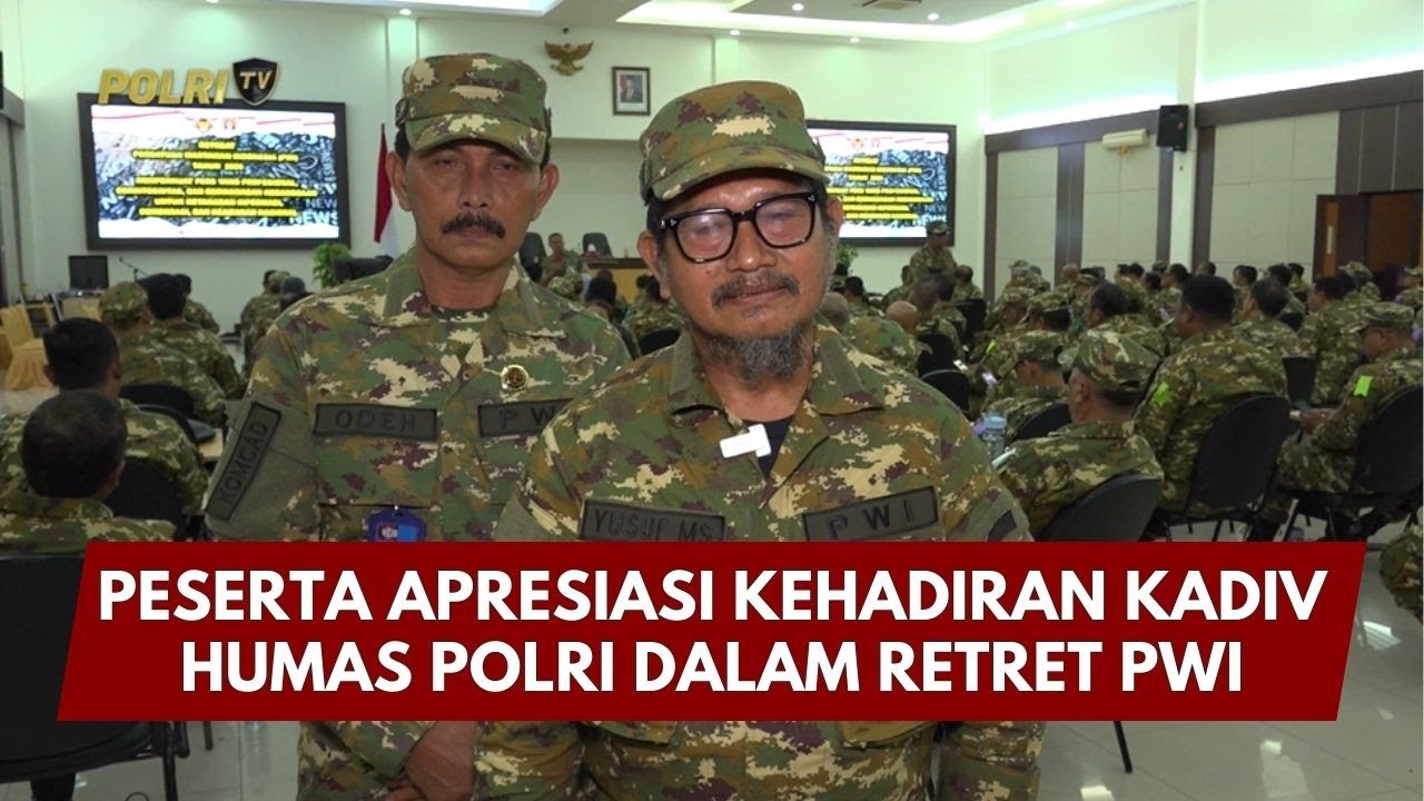 PRESISI UPDATE: PESERTA APRESIASI KEHADIRAN KADIV HUMAS POLRI DALAM RETRET PWI 2026 02/02/26 20.30