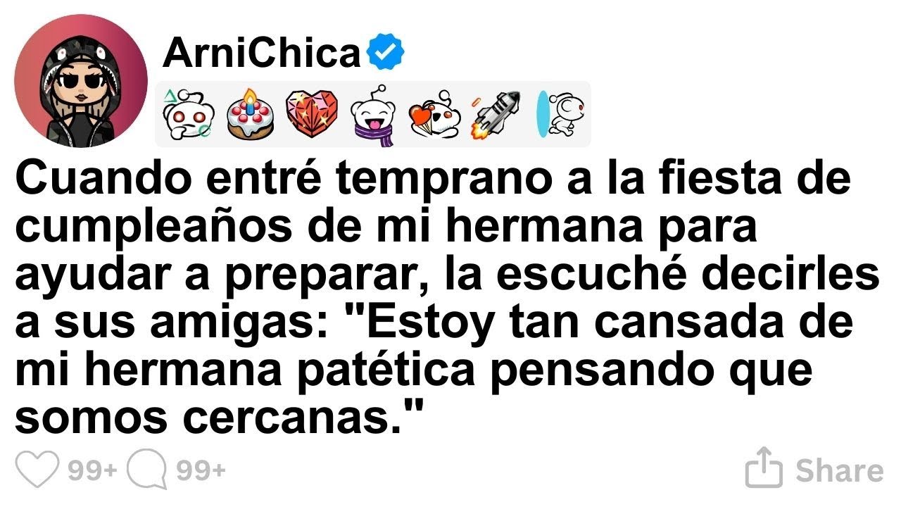 [TODA LA HISTORIA] Cuando entré temprano a la fiesta de cumpleaños de mi hermana para ayudar a prepa