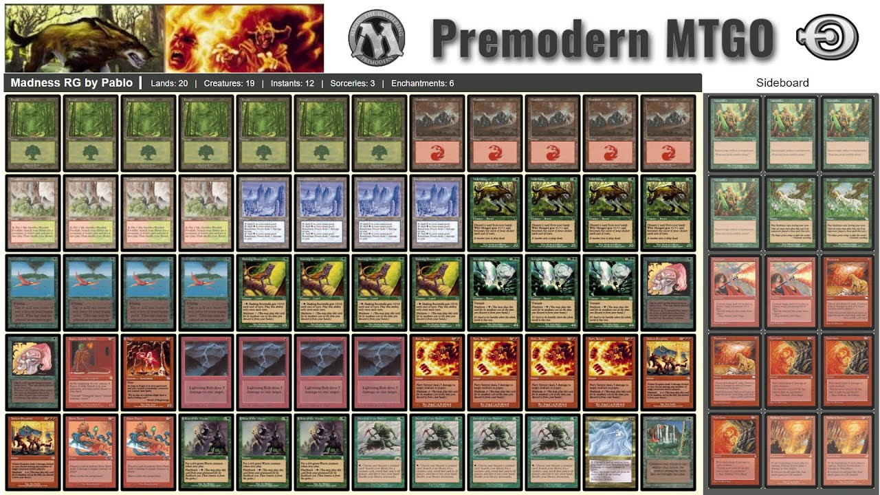 Premodern Test - Madness RG vs Madness UG