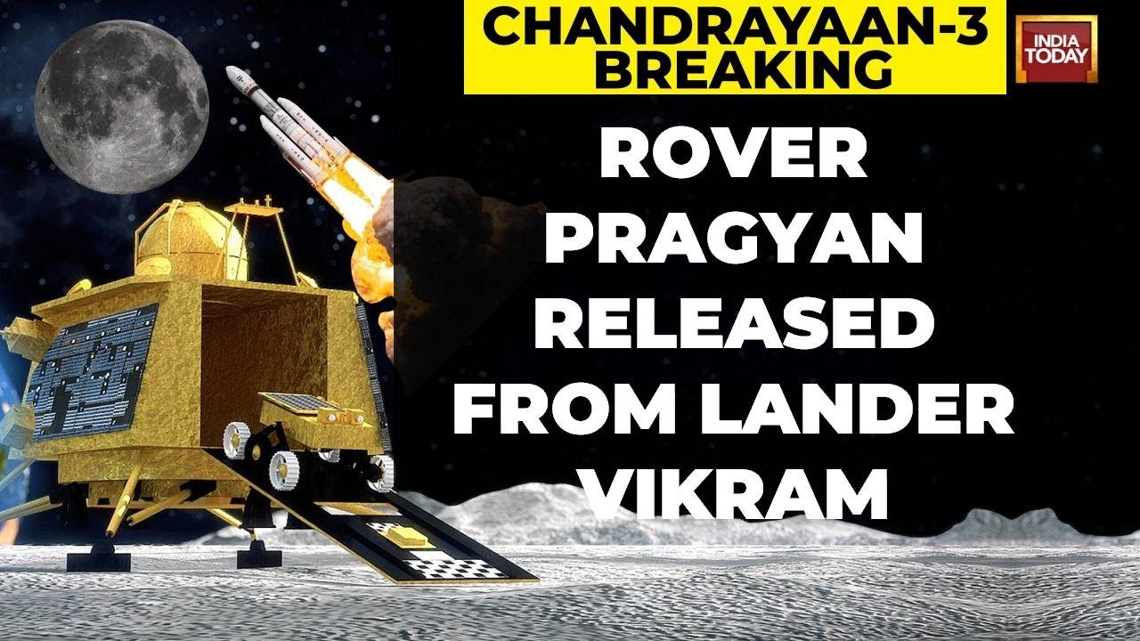 Rover Pragyan Released From Lander Vikram, Rover Pragyan Takes A Walk On The Moon