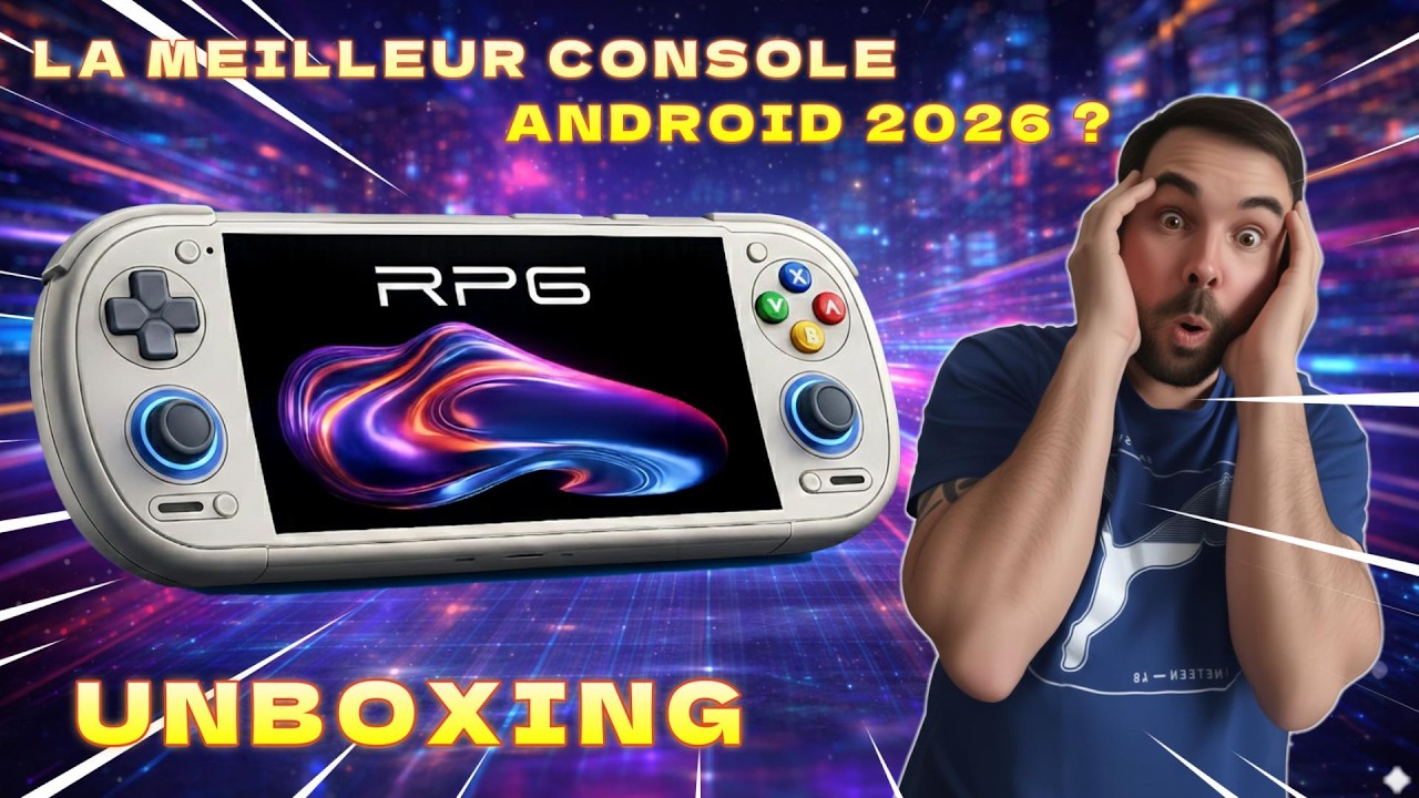 Retroid Pocket 6 : unboxing + Test dual screen (sans filtre) La Meilleur console ANDROID 2026?